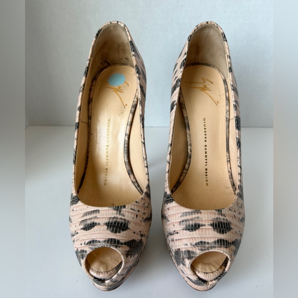 Giuseppe Zanotti Italian Platform peep toe